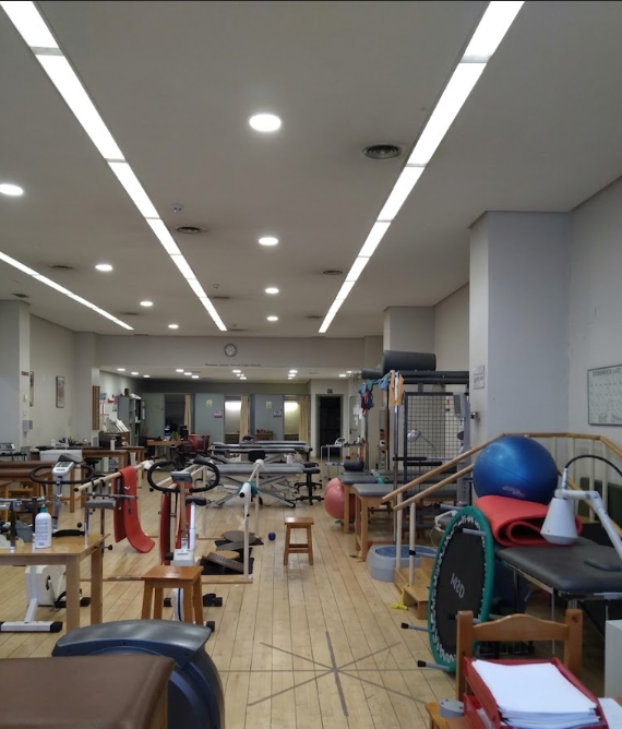 Instalaciones de gimnasio y rehabilitación de Fremap en Valladolid