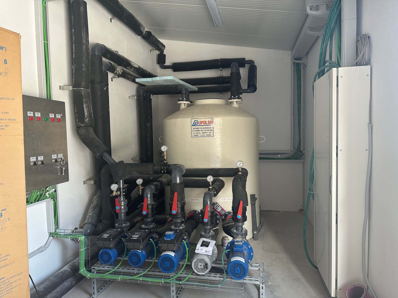 Equipos de climatización y control ambiental en Bodegas Valdubón