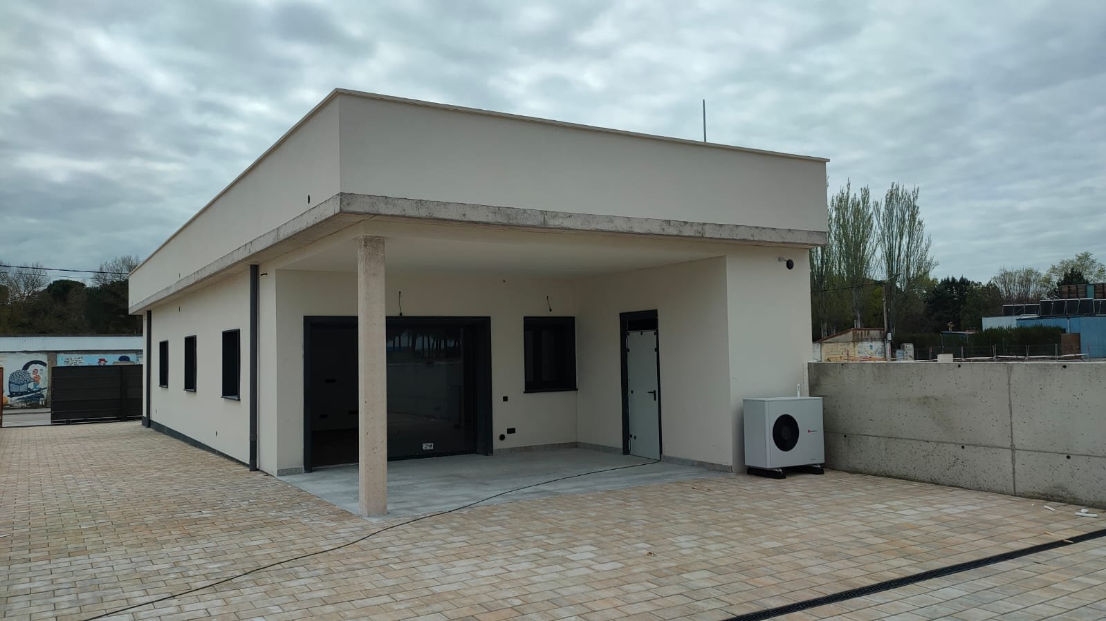 Fase de yeso y tabiquería interior en la vivienda de Peñafiel
